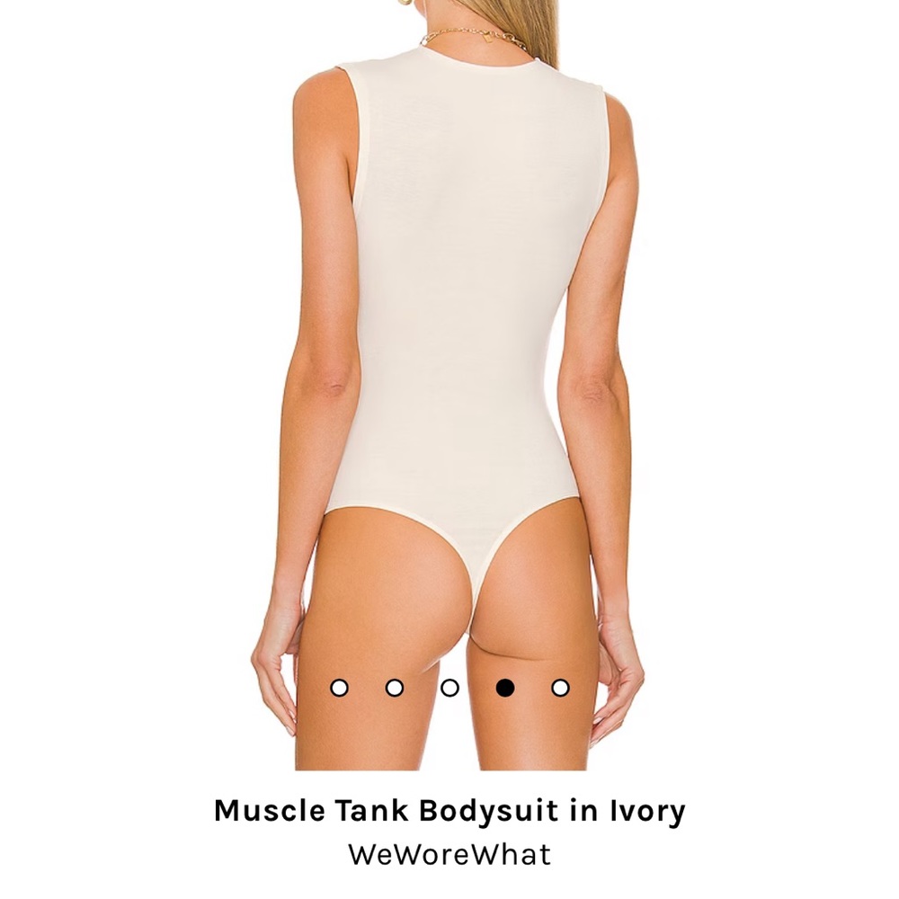 We Wore What muscle tank bodysuit